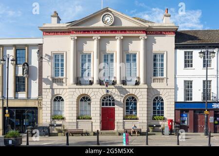 Rathaus Von Ripon, Marktplatz, Ripon, North Yorkshire, England, Vereinigtes Königreich Stockfoto