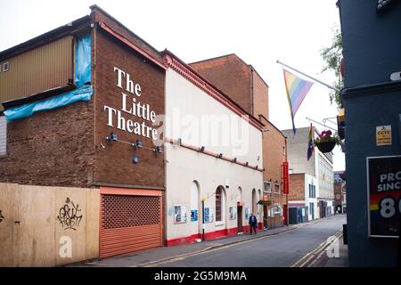 Das kleine Theater in der Dover Street, Leicester Stockfoto