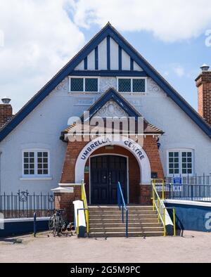 Whitstable Umbrella Community Support Center, eine Gemeinschaftshalle in der Oxford Street, Whitstable, Kent, England, Großbritannien Stockfoto