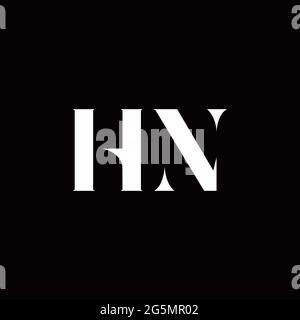 Logo Buchstabe Initial Logo Designs Vorlage mit Gold und schwarzem Hintergrund, Vektor-Symbol modern Stock Vektor