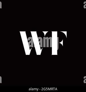 Logo Buchstabe Initial Logo Designs Vorlage mit Gold und schwarzem Hintergrund, Vektor-Symbol modern Stock Vektor