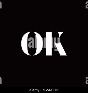 Logo Buchstabe Initial Logo Designs Vorlage mit Gold und schwarzem Hintergrund, Vektor-Symbol modern Stock Vektor