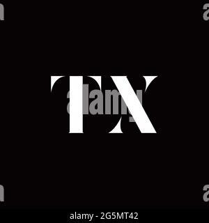 Logo Buchstabe Initial Logo Designs Vorlage mit Gold und schwarzem Hintergrund, Vektor-Symbol modern Stock Vektor