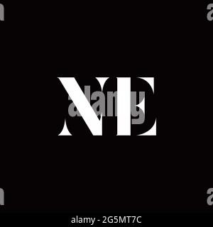 Logo Buchstabe Initial Logo Designs Vorlage mit Gold und schwarzem Hintergrund, Vektor-Symbol modern Stock Vektor