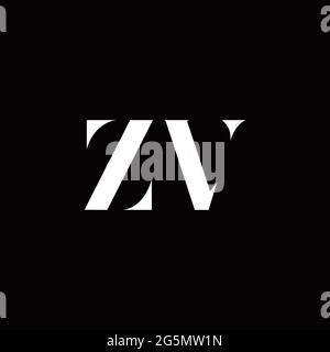 Logo Buchstabe Initial Logo Designs Vorlage mit Gold und schwarzem Hintergrund, Vektor-Symbol modern Stock Vektor