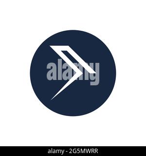 Business of Arrow Logo Vektor Illustration Template Design Stock Vektor