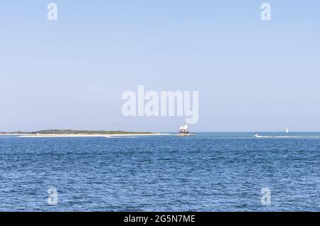 Landschaft mit dem Leuchtturm „Bug“ Stockfoto