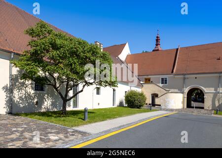 Cukrovar a muzeum cukrovarnictví, Dobrovice, Středočeský kraj, Česká republika / Kugar-Fabrik und Museum, Dobrovice, Mittelböhmen, Tschechische republik Stockfoto