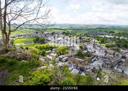 Die Stadt Settle in den Yorkshire Dales Stockfoto