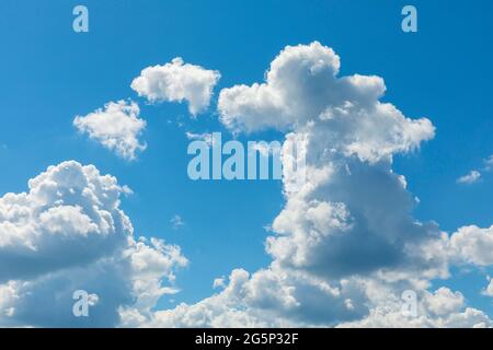 Wolkenformationen Stockfoto