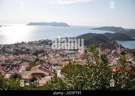 Hochwertiges Foto von Türkei Landcape, Antalya. Von den hohen Hügeln aus zeigt diese Landschaft ihre Schönheit Stockfoto