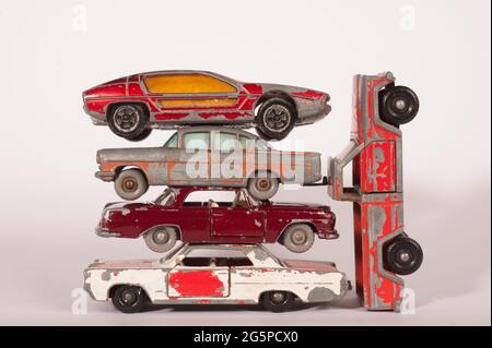 Spielzeug-Auto der 70er Jahre, Hersteller Matchbox/Lesney. Stockfoto