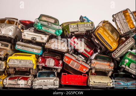 Spielzeug-Auto der 70er Jahre, Hersteller Matchbox/Lesney. Stockfoto