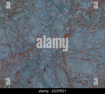 Nahtlose Textur aus blauem Marmor Stockfoto