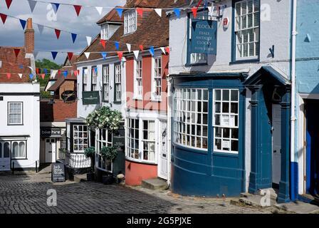 quay Hill, lymington, hampshire, england Stockfoto