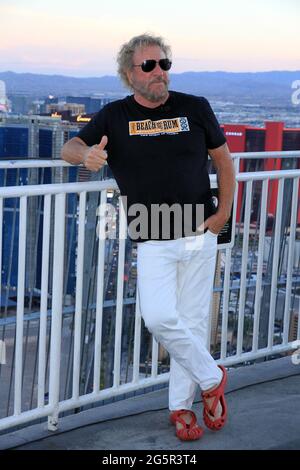 Las Vegas, NV 28. Juni 2021 Rock & Roll Hall of Famer Inductee, Rock Legend SAMMY HAGAR kündigt Las Vegas Residency The Strat Hotel, Casone & SkyPod Las Vegas, NV 28. Juni 2021 an Stockfoto