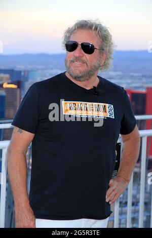 Las Vegas, NV 28. Juni 2021 Rock & Roll Hall of Famer Inductee, Rock Legend SAMMY HAGAR kündigt Las Vegas Residency The Strat Hotel, Casone & SkyPod Las Vegas, NV 28. Juni 2021 an Stockfoto