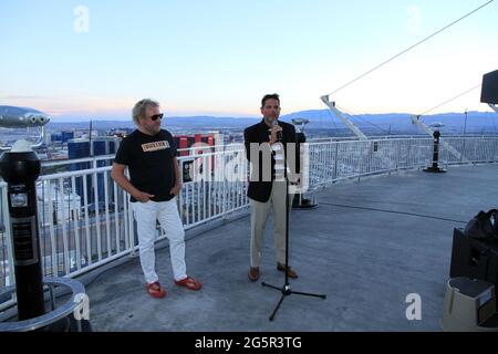 Las Vegas, NV 28. Juni 2021 Rock & Roll Hall of Famer Inductee, Rock Legend SAMMY HAGAR kündigt Las Vegas Residency The Strat Hotel, Casone & SkyPod Las Vegas, NV 28. Juni 2021 an Stockfoto