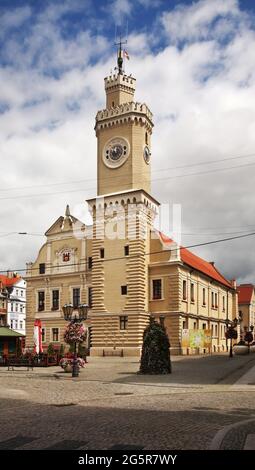 Stadthaus in Swiebodzin. Polen Stockfoto