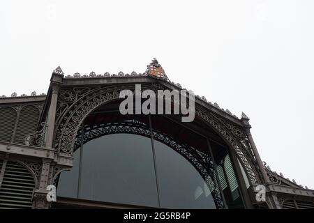 Mercat del Born Markt in Barcelona, Spanien. Stockfoto