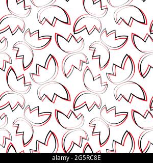 Für Textilien von Kleidung und Dingen, Papierprodukte, Verpackung, Tapete, Dekor, Notebook, Innen-und Hintergrund für soziale Netzwerke, etc. Stock Vektor