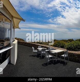 Skyhog Mt Dandenong. 26 Observatory Rd, Mount Dandenong VIC 3767. Australien. 3. Januar 2014. Blick von einem hohen Ort auf die Umgebung. Stockfoto