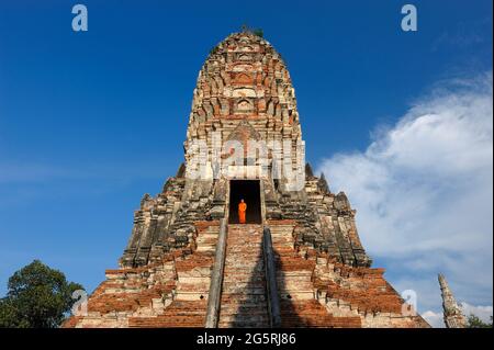 Wat Chai Watthanaram, UNESCO-Weltkulturerbe, Ayutthaya, (m) Stockfoto