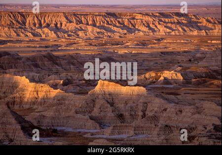 USA, South Dakota, Great Plains, Badlands National Park Stockfoto