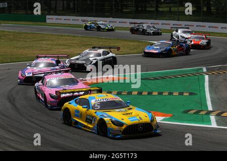 Vincent Abril Mercedes AMG GT3, TEAM HRT Stockfoto