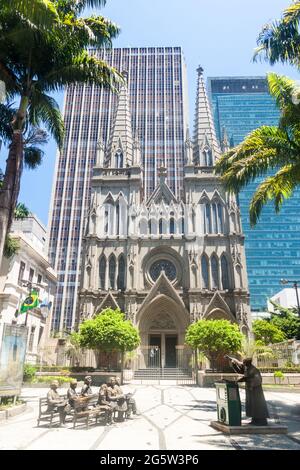 RIO DE JANEIRO, BRASILIEN - 28. JANUAR 2015: Presbyterianische Kathedrale von Rio de Janeiro Stockfoto