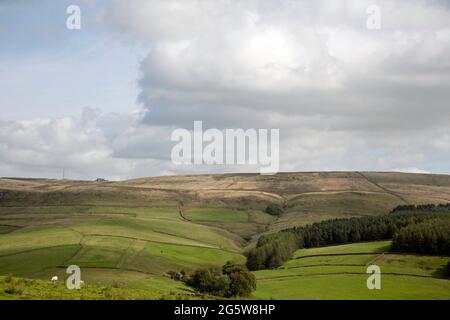 The Cat and Fiddle Inn Shining Tor und Cats Tor Macclesfield Cheshire England Stockfoto