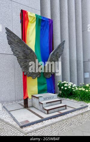 Botschaft von Mexiko, Wings of Mexico, Berlin Stockfoto