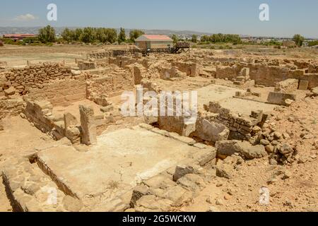 Kato Paphos archäologischer Park in Paphos Stadt auf Zypern Stockfoto