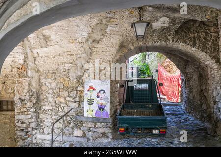 Italien, Ligurien, Triora Stockfoto