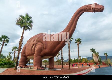 Cabazon Dinosaurier entlang des Highway I-10 in Kalifornien Stockfoto