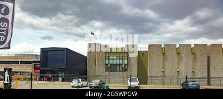 Das Waiouru's National Army Museum New Zealand, früher bekannt als Queen Elizabeth II Army Memorial Museum. Stockfoto