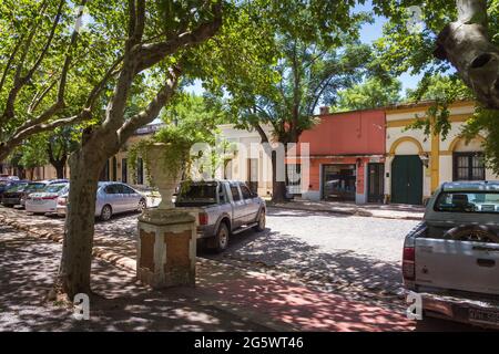 Plaza Ruiz de Arellano in San Antonio de Areco, Provinz Buenos Aires, Argentinien Stockfoto