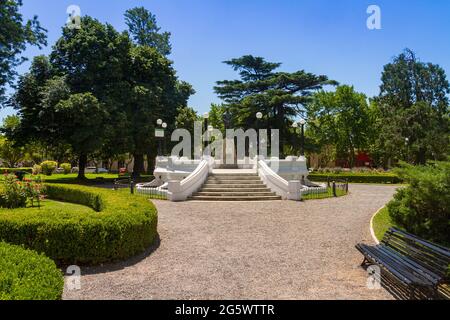 Plaza Ruiz de Arellano in San Antonio de Areco, Provinz Buenos Aires, Argentinien Stockfoto