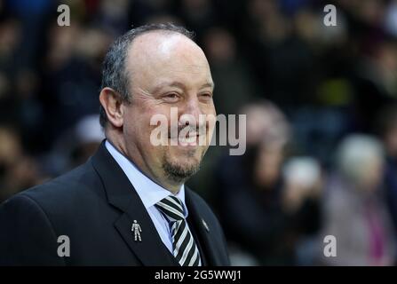Aktenfoto vom 15-01-2019 von Rafael Benitez, Manager von Newcastle United. Ausgabedatum: Mittwoch, 30. Juni 2021. Stockfoto