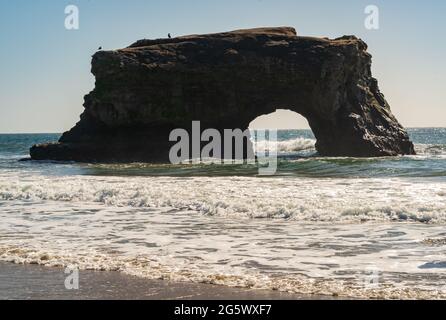 Natural Bridges State Beach in Kalifornien Stockfoto