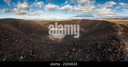 Amboy-Krater im Südosten Kaliforniens Stockfoto