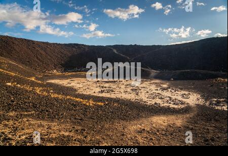 Amboy-Krater im Südosten Kaliforniens Stockfoto