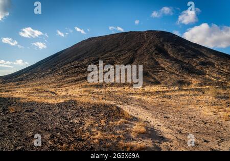 Amboy-Krater im Südosten Kaliforniens Stockfoto