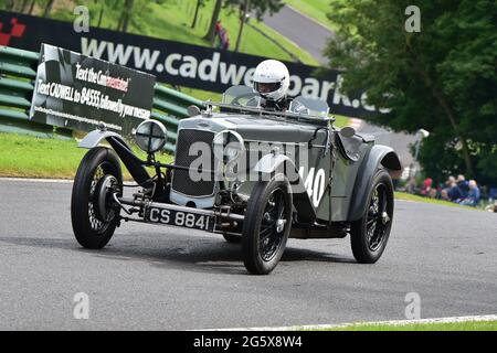 Iain Roche, Frazer Nash TT Replik, Frazer Nash/GN Race, VSCC, Vintage Historic Motorsport Festival, Shuttleworth Nuffield und Len Thompson Trophies R Stockfoto