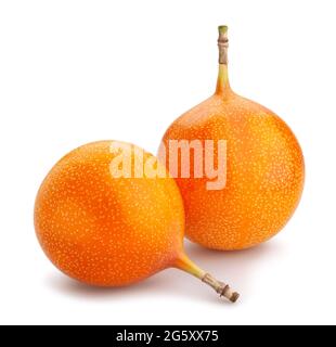 granadilla Pfad isoliert auf weiß Stockfoto