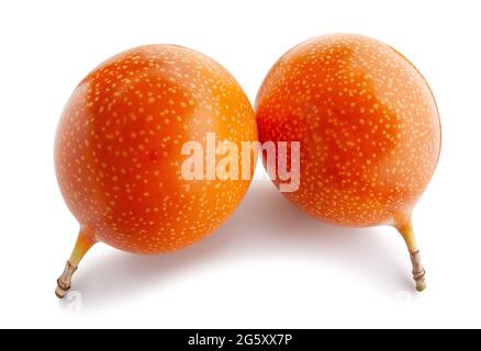 granadilla Pfad isoliert auf weiß Stockfoto
