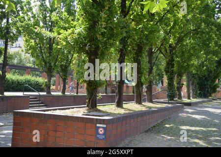 Los Angeles Square in Berlin, Deutschland - Juni 2021 Stockfoto