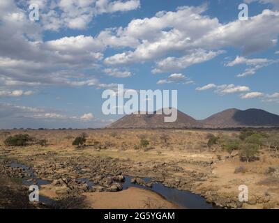 Malerischen Blick Ruaha-Nationalpark. Stockfoto