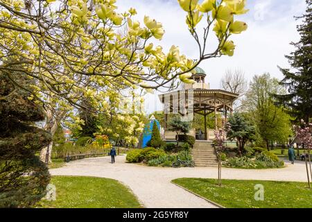 Zentrum der Stadt Koprivnica in Kroatien Stockfoto