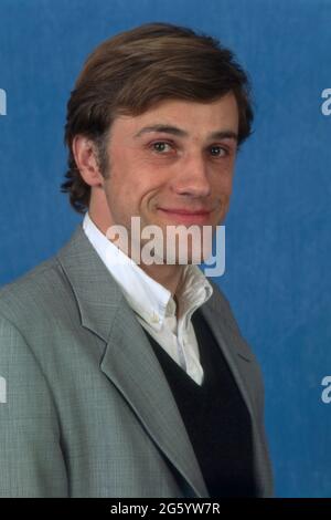 Christoph Waltz, deutsch-Österreichischer Schauspieler, Filmschauspieler, Synchronsprecher, Regisseur, Hochformat 1995. Christoph Waltz, deutsch-österreichischer Schauspieler, Filmstar, Stimmschauspieler und Regisseur, Portrait 1995. Stockfoto